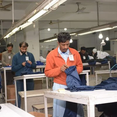 Haute Fighting Gears manufacturing facility in Sialkot, Pakistan